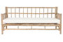 DKD Home Decor Sofá Bambú 180x70x80 con Cojín Desenfundable
