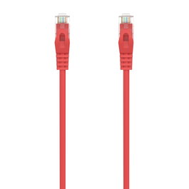 AISENS - CABLE DE RED LATIGUILLO RJ45 LSZH CAT.6A 500 MHZ UTP AWG24, ROJO, 25CM
