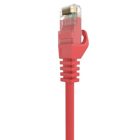 AISENS - CABLE DE RED LATIGUILLO RJ45 LSZH CAT.6A 500 MHZ UTP AWG24, ROJO, 25CM