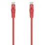 AISENS - CABLE DE RED LATIGUILLO RJ45 LSZH CAT.6A 500 MHZ UTP AWG24, ROJO, 25CM