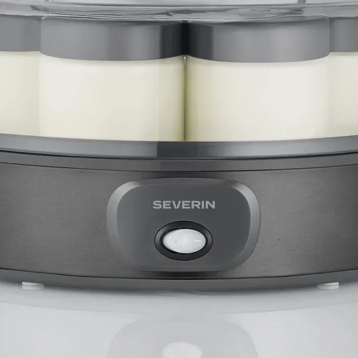 Severin Yogurtera JG3510 - 7 Tarros de Cristal de 150 ml - Sin BPA - 13 W Severin Yogurtera JG3510 - 7 Tarros de Cristal de 150 ml - Sin BPA - 13 W