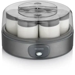 Severin Yogurtera JG3510 - 7 Tarros de Cristal de 150 ml - Sin BPA - 13 W