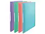 Esselte Carpeta Escaparate Colour Breeze 60 Fundas Polipropileno Tapa Flexible DIN A4 Colores Surtidos