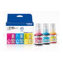 Brother BTD180CLVAL Multipack de Botellas de Tinta Cian, Magenta y Amarillo