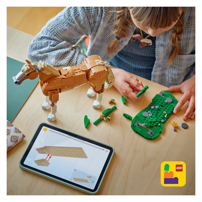 LEGO Creator 3 en 1 31166 Caballo Noble, Multicolor LEGO Creator 3 en 1 31166 Caballo Noble, Multicolor