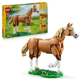 Lego Creator 3 en 1 31166 El Hermoso Caballo - Set de Construcción para Niños de 9 Años