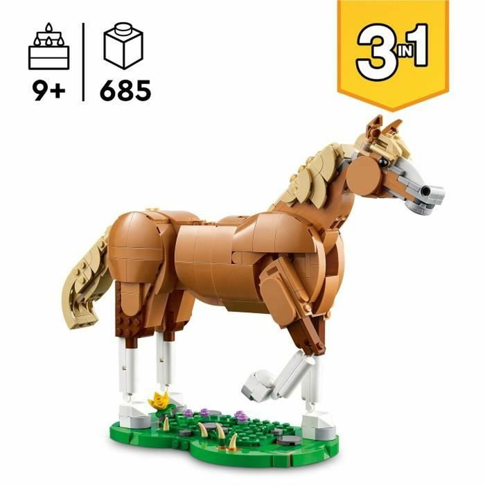 LEGO Creator 3 en 1 31166 Caballo Noble, Multicolor LEGO Creator 3 en 1 31166 Caballo Noble, Multicolor