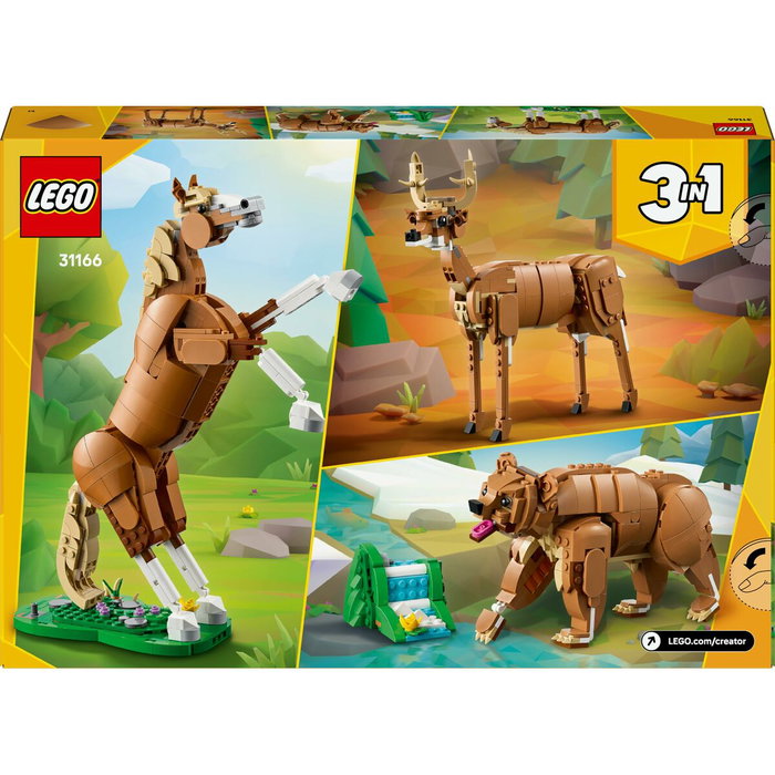 LEGO Creator 3 en 1 31166 Caballo Noble, Multicolor LEGO Creator 3 en 1 31166 Caballo Noble, Multicolor