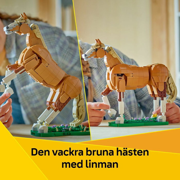 LEGO Creator 3 en 1 31166 Caballo Noble, Multicolor LEGO Creator 3 en 1 31166 Caballo Noble, Multicolor