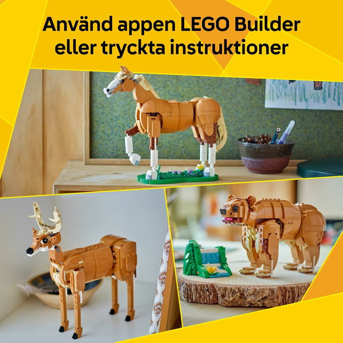 LEGO Creator 3 en 1 31166 Caballo Noble, Multicolor LEGO Creator 3 en 1 31166 Caballo Noble, Multicolor