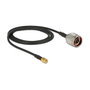 DeLOCK Cable de antena N Stecker a RP-SMA Stecker CFD200 2,0 m low loss