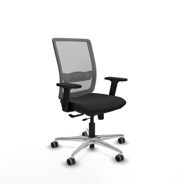 PIQUERAS Y CRESPO Silla de oficina Haches con mecanismo Sincro/Traslack, Negro/Gris PIQUERAS Y CRESPO Silla de oficina Haches con mecanismo Sincro/Traslack, Negro/Gris