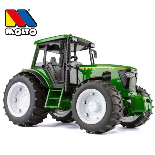 Molto Big Friction Tractor de Granja con Sonidos y Luces para Niños, Escala 1:16
