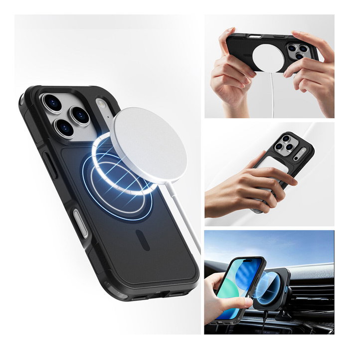 4smarts Defend Case Bumper para Apple iPhone 17 Pro Max (6.9") - Resistente a Golpes, Negro 4smarts Defend Case Bumper para Apple iPhone 17 Pro Max (6.9") - Resistente a Golpes, Negro