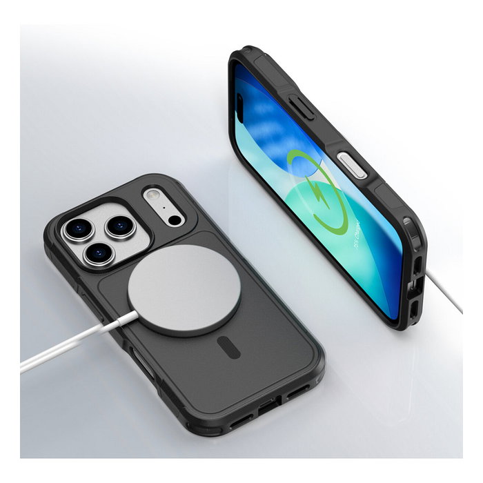 4smarts Defend Case Bumper para Apple iPhone 17 Pro Max (6.9") - Resistente a Golpes, Negro 4smarts Defend Case Bumper para Apple iPhone 17 Pro Max (6.9") - Resistente a Golpes, Negro