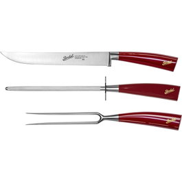Berkel Elegance Red Roast-Set 3-pcs. de 3 piezas en color plata/rojo Skew B18R8ZXAHP