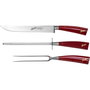 Berkel Elegance Red Roast-Set 3-pcs. de 3 piezas en color plata/rojo Skew B18R8ZXAHP
