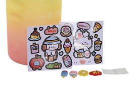 DKD Home Decor Botella Basicos Multicolor Rosa 10.5 x 30.5 x 10.5 cm (6 Unidades) PP PET Free BPA