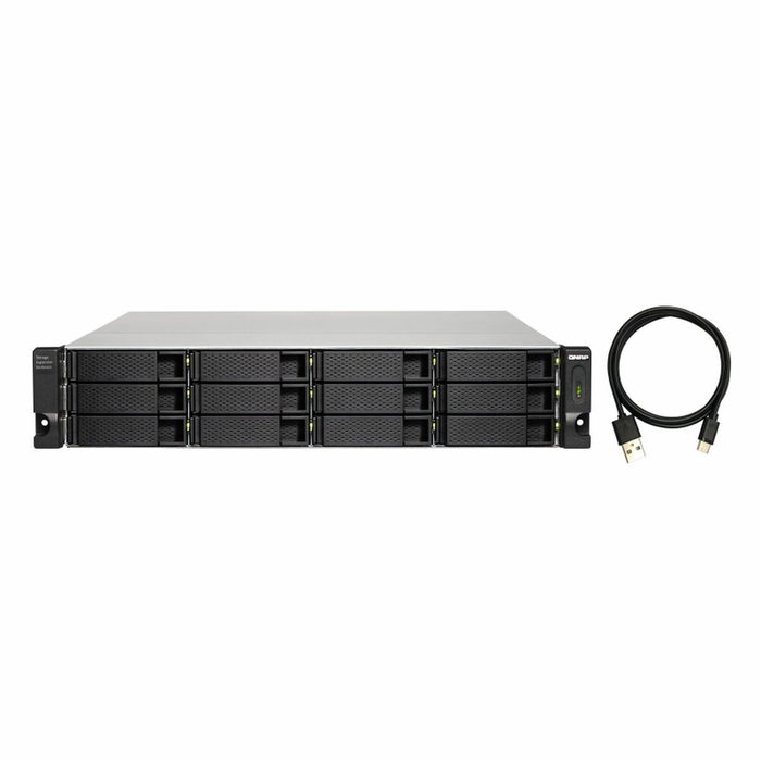 QNAP TL-R1200C-RP Unidad de expansión JBOD de 12 bahías, montaje en rack 2U, USB-C