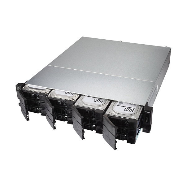QNAP TL-R1200C-RP - Unidad de Expansión JBOD de 12 Bahías 2U Rackmount, USB-C 3.1 Gen2, 10 Gbps