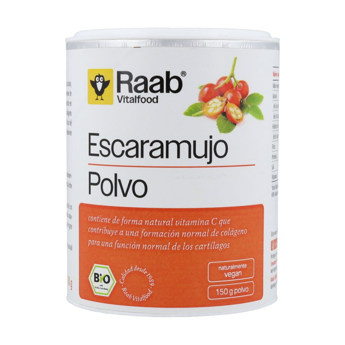 Raab Escaramujo Polvo Bio 150g - Rosa Mosqueta Orgánica Raab Escaramujo Polvo Bio 150g - Rosa Mosqueta Orgánica