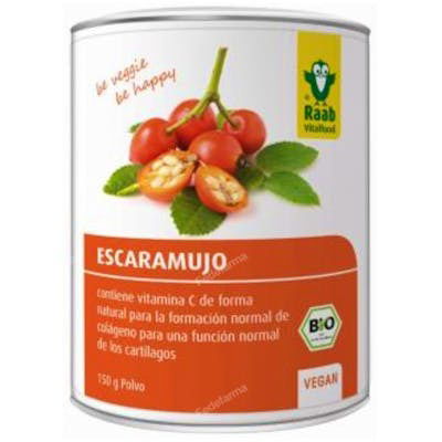 RAAB VITALFOOD Escaramujo Polvo 150Gr Bio Vegano RAAB VITALFOOD Escaramujo Polvo 150Gr Bio Vegano
