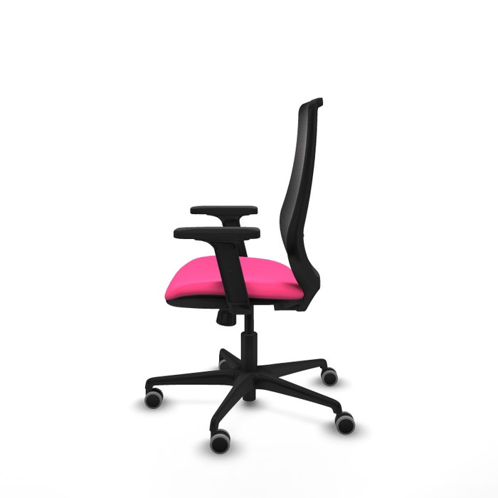 PIQUERAS Y CRESPO Silla de oficina Mardos Rosa y Negro