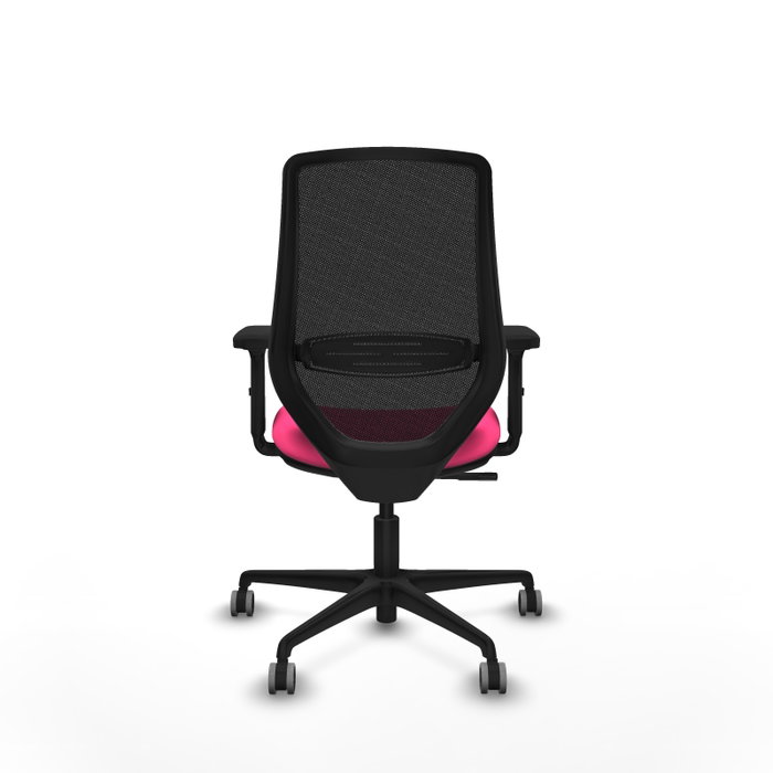 PIQUERAS Y CRESPO Silla de oficina Mardos Rosa y Negro