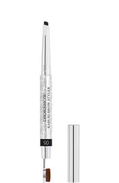 Diorshow Kabuki, Doble extremo, Crema para cejas lápiz & brocha 2-en-1, 05, Negro, 0.09 g