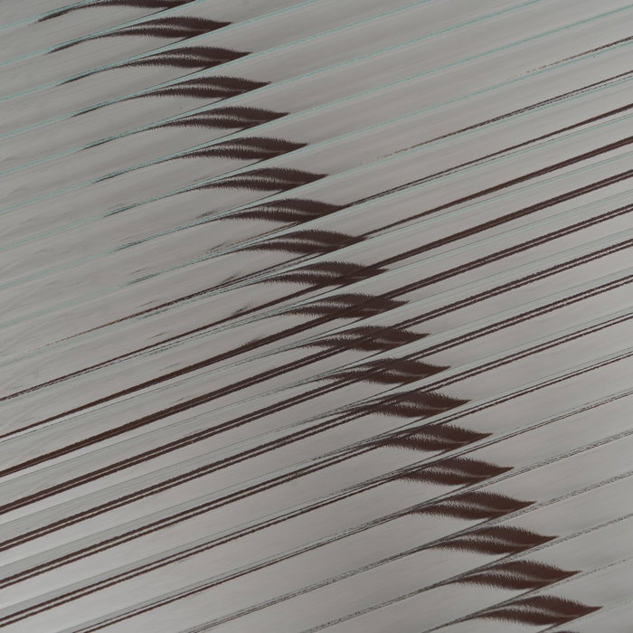 Mesa Centro Teja Metal-Cristal 78 X 68 X 37 cm