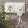 GSC Evolution Clavija de enchufe con interruptor Blanco