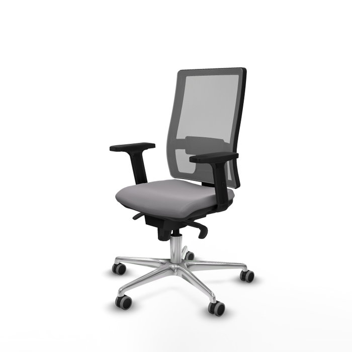 PIQUERAS Y CRESPO Silla de oficina Horna Gris con mecanismo Sincro PIQUERAS Y CRESPO Silla de oficina Horna Gris con mecanismo Sincro