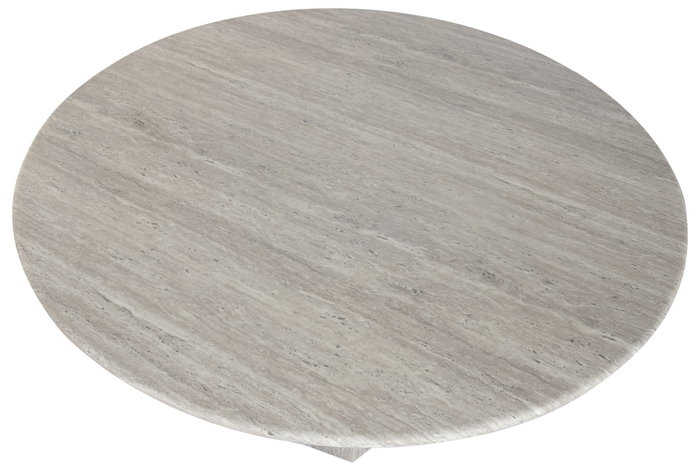 DKD Home Decor Mesa Redonda Comedor Moderno Gris 120 x 75 x 120 cm DKD Home Decor Mesa Redonda Comedor Moderno Gris 120 x 75 x 120 cm