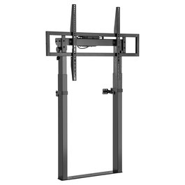 EQUIP Retail 1TFT Brazo de TV motorizado de 1 articulación, soporte universal para pantallas de 55"-100" y hasta 120 kg, color negro