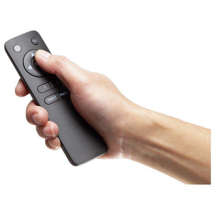 EQUIP Retail 1TFT Brazo de TV motorizado de 1 articulación, soporte universal para pantallas de 55"-100" y hasta 120 kg, color negro