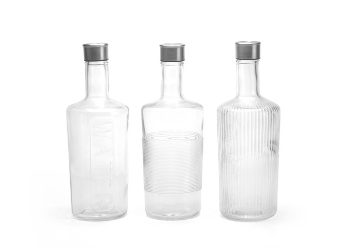 Inde Botella Vidrio Transparente 1 L 10 x 10 x 27.2 cm La Mediterranea (12 Unidades) Inde Botella Vidrio Transparente 1 L 10 x 10 x 27.2 cm La Mediterranea (12 Unidades)