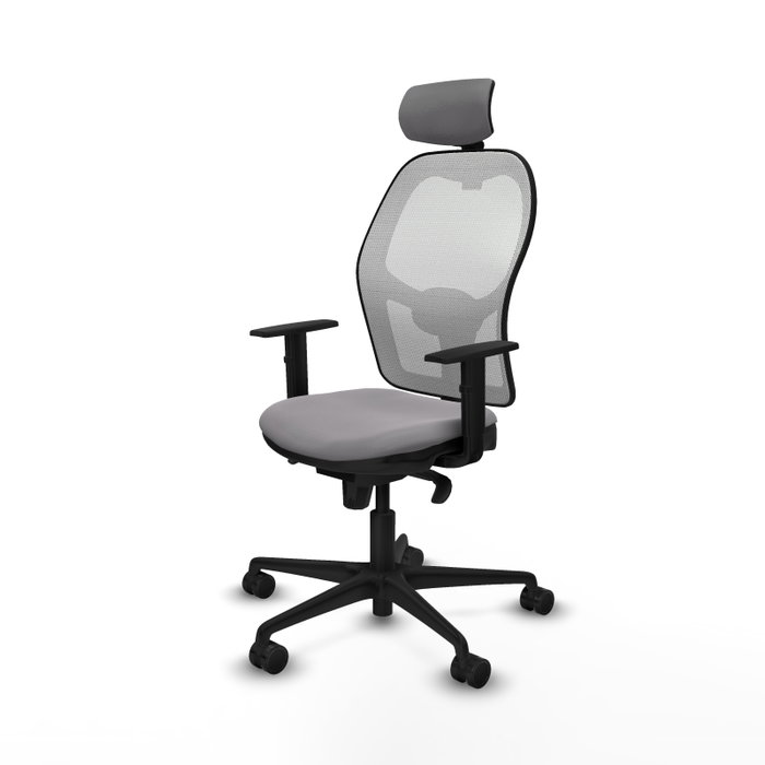 PIQUERAS Y CRESPO Silla de oficina Jorquera Gris y Blanco PIQUERAS Y CRESPO Silla de oficina Jorquera Gris y Blanco