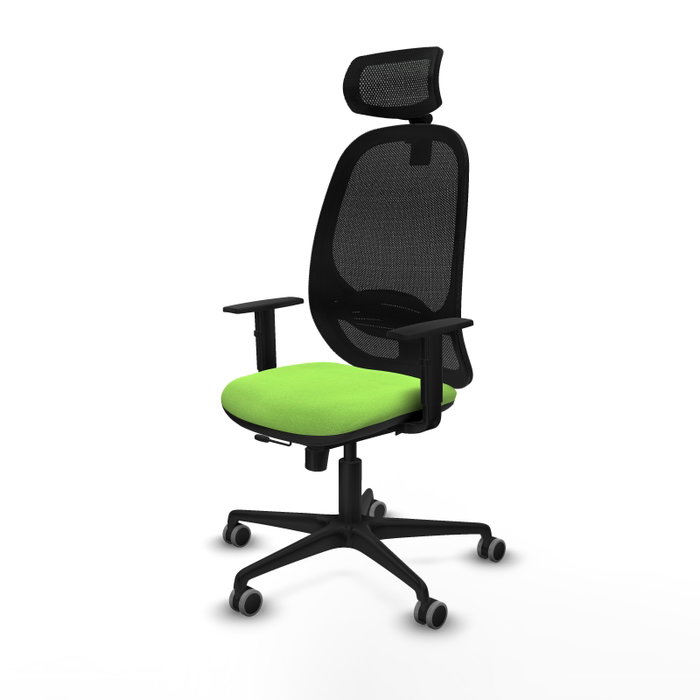 PIQUERAS Y CRESPO Silla de oficina Cilanco con mecanismo Sincro/Traslack, Pistacho y Negro PIQUERAS Y CRESPO Silla de oficina Cilanco con mecanismo Sincro/Traslack, Pistacho y Negro