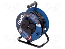 PLASTROL Prolongador de alimentación H05RR-F 3G1,5mm2 30m negro