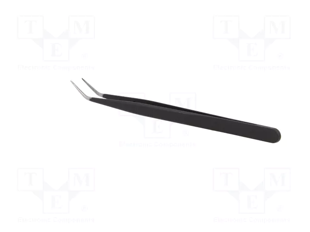 KNIPEX Pinza acodada de precisión 155 mm negro
