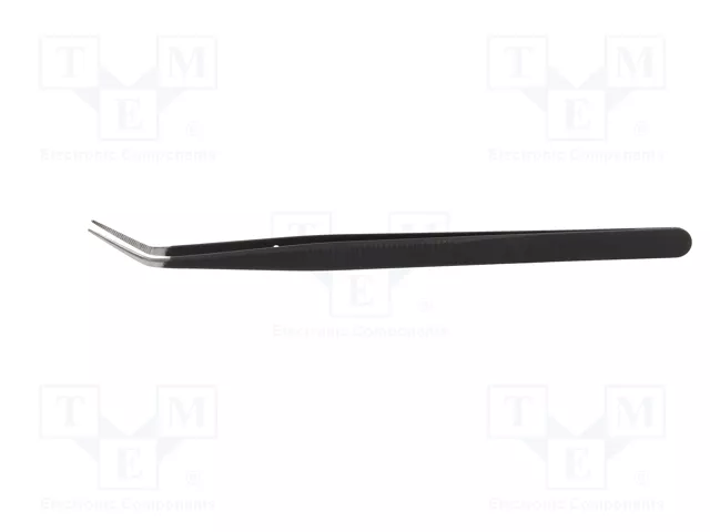 KNIPEX Pinza acodada de precisión 155 mm negro