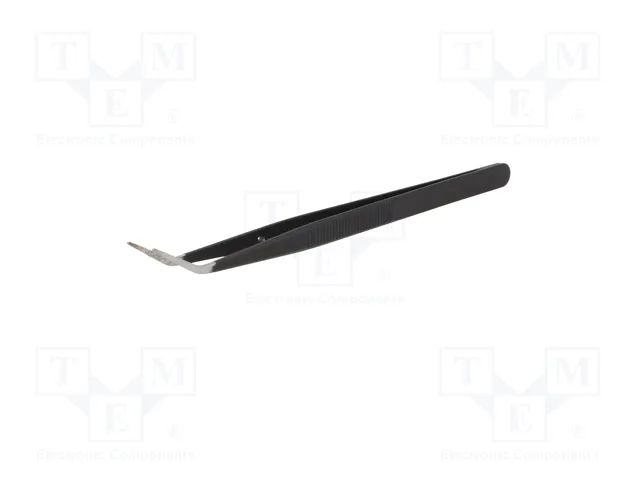 KNIPEX Pinza acodada de precisión 155 mm negro