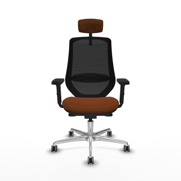 PIQUERAS Y CRESPO Silla de oficina Mardos con Mecanismo Sincro/Traslack Marrón y Negro PIQUERAS Y CRESPO Silla de oficina Mardos con Mecanismo Sincro/Traslack Marrón y Negro