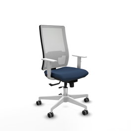 PIQUERAS Y CRESPO Silla de oficina Horna Azul marino y Blanco
