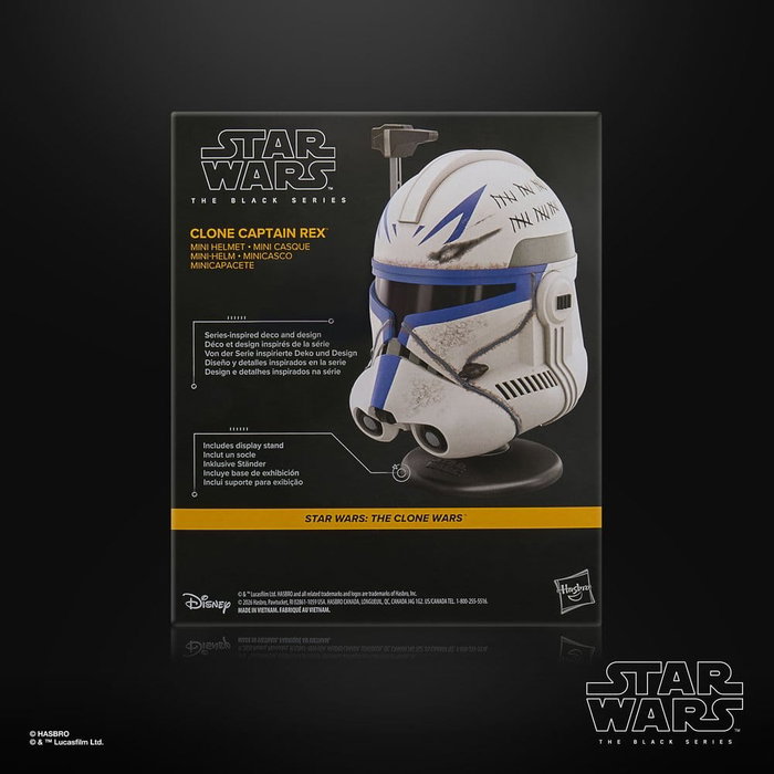 Hasbro Star Wars: The Clone Wars Black Series Minicasco Clon Captain Rex 15 cm Hasbro Star Wars: The Clone Wars Black Series Minicasco Clon Captain Rex 15 cm