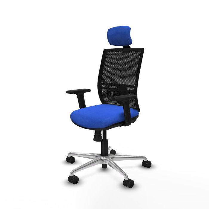 PIQUERAS Y CRESPO Silla de oficina Yunquera Azul y Negro PIQUERAS Y CRESPO Silla de oficina Yunquera Azul y Negro