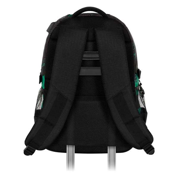 Karactermania Mochila Demon Slayer Run. Plus FAN Su, Gran Capacidad, 3 Compartimentos, Puerto USB, Repelente Líquidos, 44x34x21 cm