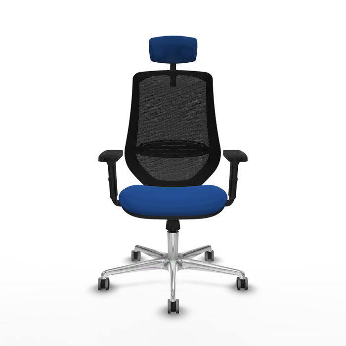 PIQUERAS Y CRESPO Silla de oficina Mardos con mecanismo Sincro, Azul y Negro PIQUERAS Y CRESPO Silla de oficina Mardos con mecanismo Sincro, Azul y Negro