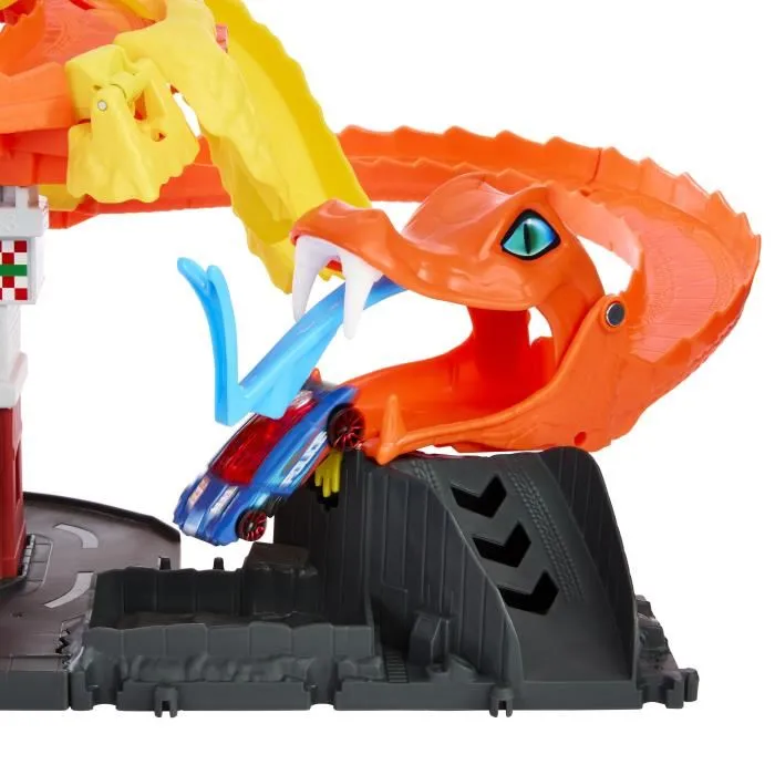 Hot Wheels City Ataque de la Serpiente con vehículo 1:64