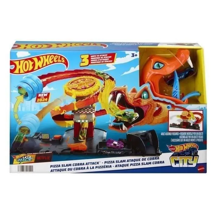 Hot Wheels City Ataque de la Serpiente con vehículo 1:64